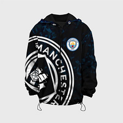 Куртка с капюшоном детская Manchester City, цвет: 3D-черный