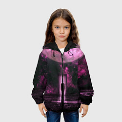 Куртка с капюшоном детская Teleport, цвет: 3D-черный — фото 2