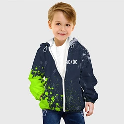 Куртка с капюшоном детская AC DС, цвет: 3D-белый — фото 2