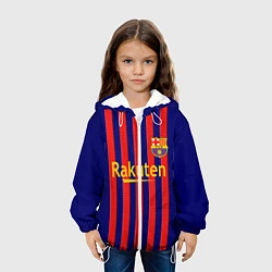 Куртка с капюшоном детская Барселона 2020-2021 г, цвет: 3D-белый — фото 2
