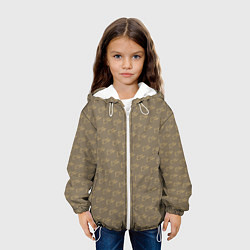 Куртка с капюшоном детская Будь Добрее, цвет: 3D-белый — фото 2
