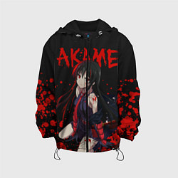 Куртка с капюшоном детская Убийца Акаме, цвет: 3D-черный