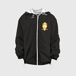 Куртка с капюшоном детская Hufflepuff, цвет: 3D-белый