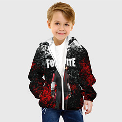 Куртка с капюшоном детская IKONIK FORTNITE, цвет: 3D-белый — фото 2