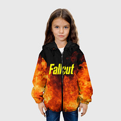 Куртка с капюшоном детская FALLOUT ФЭЛЛАУТ, цвет: 3D-черный — фото 2