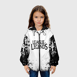 Куртка с капюшоном детская League of legends, цвет: 3D-черный — фото 2