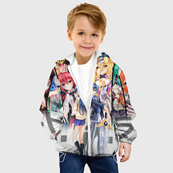 Куртка с капюшоном детская Date A Live, цвет: 3D-белый — фото 2