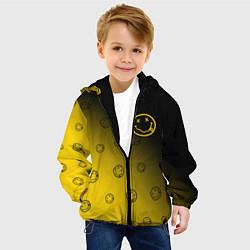 Куртка с капюшоном детская NIRVANA НИРВАНА, цвет: 3D-черный — фото 2