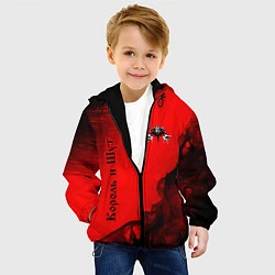 Куртка с капюшоном детская КОРОЛЬ И ШУТ, цвет: 3D-черный — фото 2