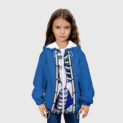 Куртка с капюшоном детская КУРТКА САНСА SANS, цвет: 3D-белый — фото 2