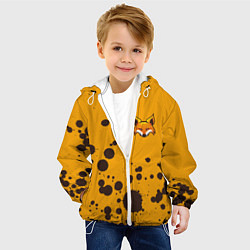 Куртка с капюшоном детская FOX, цвет: 3D-белый — фото 2