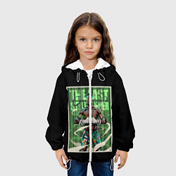 Куртка с капюшоном детская Исраэль Адесанья, цвет: 3D-белый — фото 2