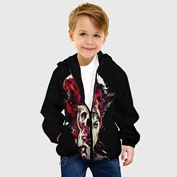 Куртка с капюшоном детская Девушка, цвет: 3D-черный — фото 2
