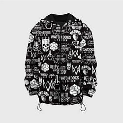 Куртка с капюшоном детская WATCH DOGS LEGION, цвет: 3D-черный