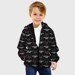 Куртка с капюшоном детская WATCH DOGS: LEGION, цвет: 3D-черный — фото 2