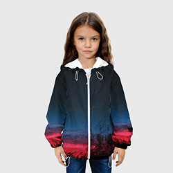 Куртка с капюшоном детская COMET, цвет: 3D-белый — фото 2