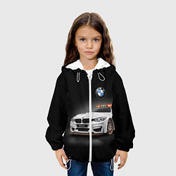 Куртка с капюшоном детская Safety car, цвет: 3D-белый — фото 2