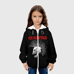 Куртка с капюшоном детская The Exploited, цвет: 3D-белый — фото 2