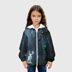 Куртка с капюшоном детская Олень, цвет: 3D-белый — фото 2