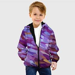 Куртка с капюшоном детская Пупырки, цвет: 3D-черный — фото 2
