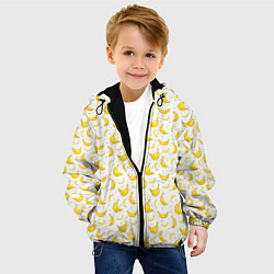 Куртка с капюшоном детская Банановый рай, цвет: 3D-черный — фото 2