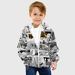Куртка с капюшоном детская Haikyu, цвет: 3D-белый — фото 2