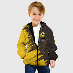 Куртка с капюшоном детская AMONG US АМОНГ АС, цвет: 3D-черный — фото 2