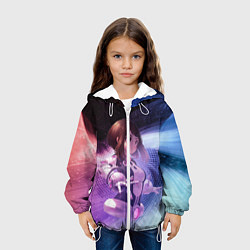 Куртка с капюшоном детская Урарака, Очако, цвет: 3D-белый — фото 2