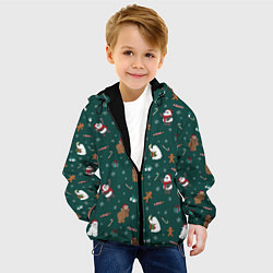 Куртка с капюшоном детская We Bare Bears, цвет: 3D-черный — фото 2