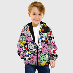 Куртка с капюшоном детская ROBLOX PIGGY, цвет: 3D-черный — фото 2