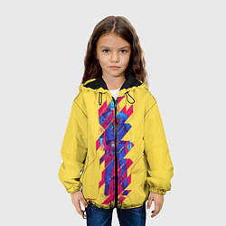 Куртка с капюшоном детская Cyberpunk 2077, цвет: 3D-черный — фото 2