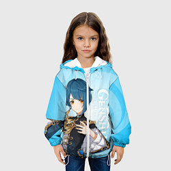 Куртка с капюшоном детская GENSHIN IMPACT, СИН ЦЮ, цвет: 3D-белый — фото 2
