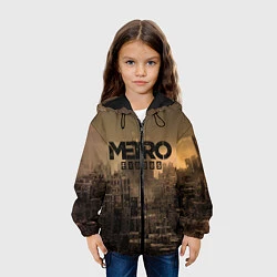 Куртка с капюшоном детская Metro город-призрак, цвет: 3D-черный — фото 2