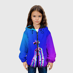 Куртка с капюшоном детская Siren Head - Helloween, цвет: 3D-черный — фото 2