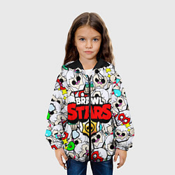 Куртка с капюшоном детская BRAWL STARS BYRON, цвет: 3D-черный — фото 2