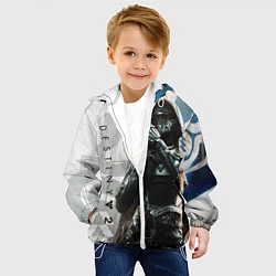 Куртка с капюшоном детская DESTINY, HUNTER, цвет: 3D-белый — фото 2