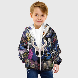 Куртка с капюшоном детская HOLLOW KNIGHT, цвет: 3D-белый — фото 2