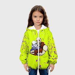 Куртка с капюшоном детская Undertale, цвет: 3D-белый — фото 2