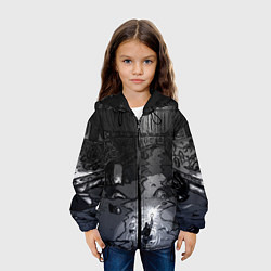 Куртка с капюшоном детская Lovecraft Лавкрафт, цвет: 3D-черный — фото 2