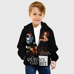 Куртка с капюшоном детская Ход Королевы, цвет: 3D-черный — фото 2