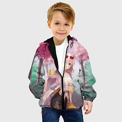 Куртка с капюшоном детская Эмилия и Пак, цвет: 3D-черный — фото 2