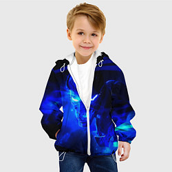Куртка с капюшоном детская Валорант, цвет: 3D-белый — фото 2