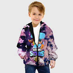 Куртка с капюшоном детская Brawl Stars - Ronin Ruffs, цвет: 3D-черный — фото 2