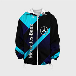 Куртка с капюшоном детская Mercedes Benz, цвет: 3D-белый