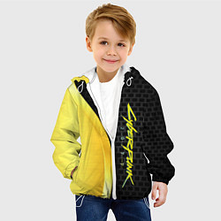 Куртка с капюшоном детская Cyberpunk 2077 Exclusive S, цвет: 3D-белый — фото 2