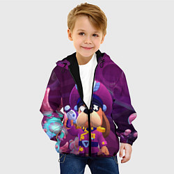 Куртка с капюшоном детская Генерал Гавс brawl stars, цвет: 3D-черный — фото 2