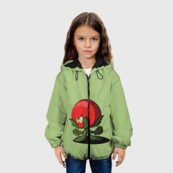 Куртка с капюшоном детская Мистер Помидор, цвет: 3D-черный — фото 2