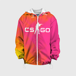 Куртка с капюшоном детская CS GO Disco Tech ver 1, цвет: 3D-белый