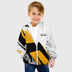 Куртка с капюшоном детская Infinity Инфинити Z, цвет: 3D-белый — фото 2
