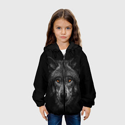 Куртка с капюшоном детская Evil Wolf, цвет: 3D-черный — фото 2